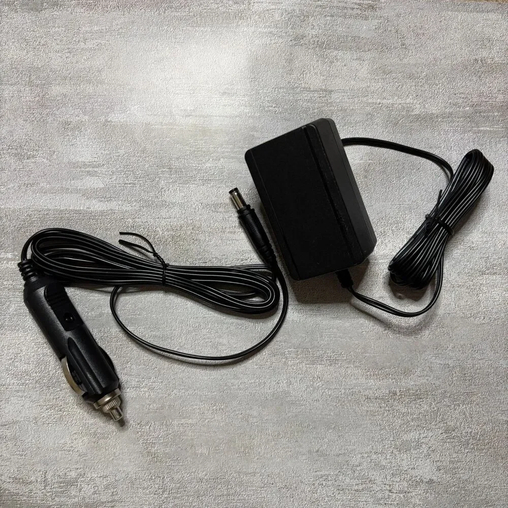 AC/DC Class 2 Power Supply and Car Charger Set Black